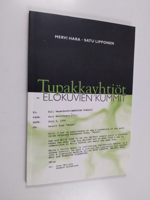 Mervi Hara : Tupakkayhtiöt, elokuvien kummit