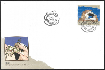 FDC Åland 2006  Demilitarisaatio 150 vuotta  LaPe ÅL 263