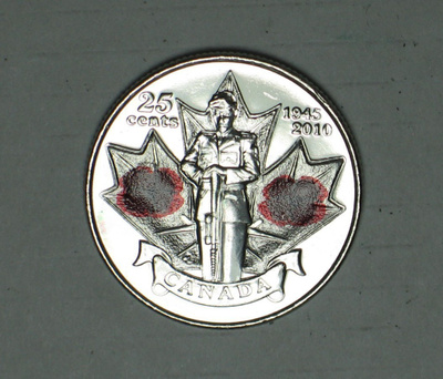 2010 Kanada 25c. Juhlaraha UNIKKO muistopäivän symboli UNC