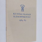 Kustaa Vaasan iltaoppikoulu 1964-1965 - pikkukuva 1
