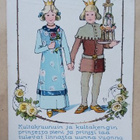 Signe Aspelin: Prinssi ja prinsessa + runo, p. 1916 + sens. - pikkukuva 1