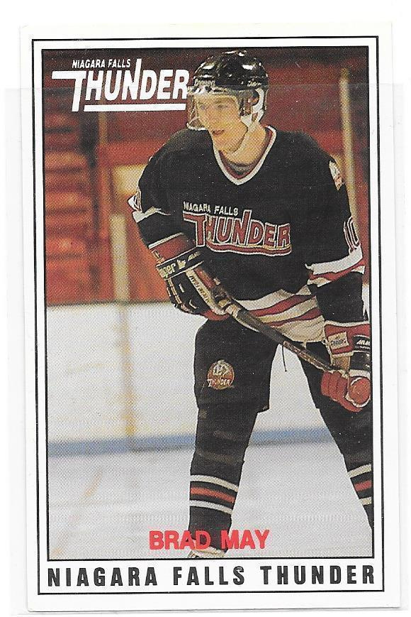 1988-89 Niagara Falls Thunder #2 Brad May Goonie