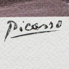 PABLO PICASSO "SEATED WOMAN ..."-LITOGRAFI - LIMITED EDITION - pikkukuva 3