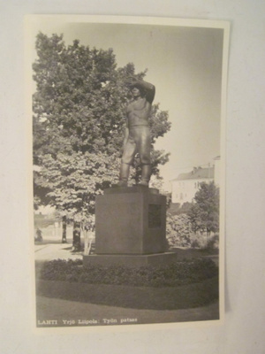 VANHA Postikortti Lahti 1950-l Alkup.Mallikappale