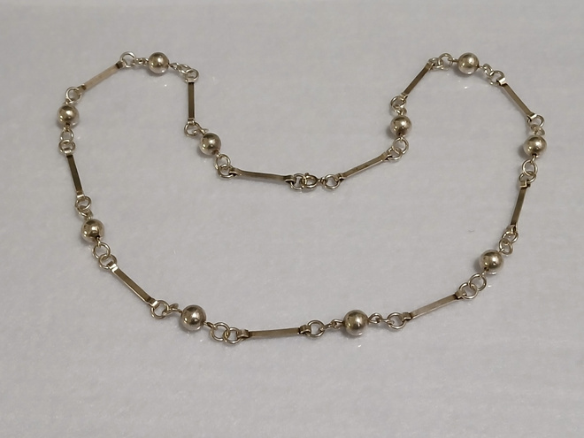Design Uuno Reinikainen hopea pallo kaulakoru UR 925