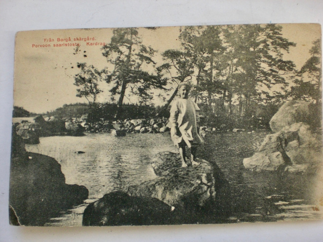 VANAH Postikortti Porvoo 1900-l Lunastus ym