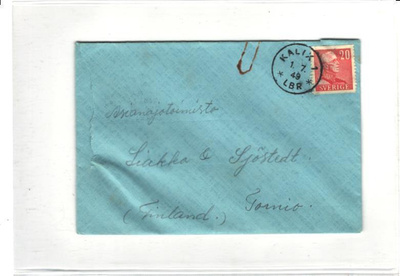 POSTILÄHETYS KALIX 1-TORNIO
