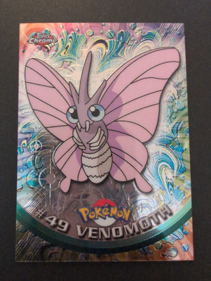 Venomoth Chrome Pokemon Topps