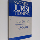 Stig Strömholm : Svenks jurist tidning 1734 års lag 250 år - pikkukuva 1