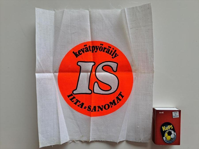 Vanha Ilta Sanomat 'rintalappu' 1970-luku.