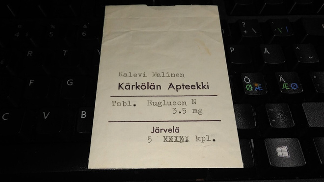 Kärkölä Järvelä apteekkipussi 26/6