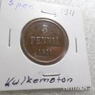 5 penniä 1911 kulkematon . - pikkukuva 5