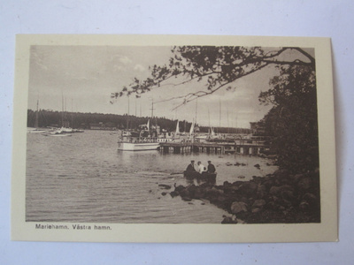 VANHA Postikortti Maarianhamina Ahvenanmaa 1920-luku