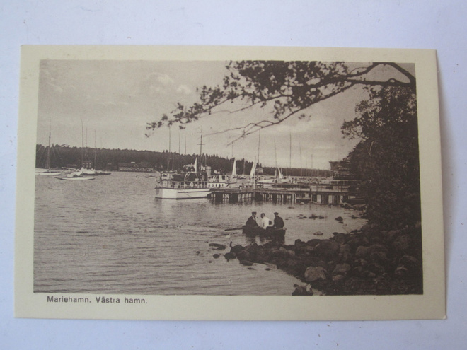 VANHA Postikortti Maarianhamina Ahvenanmaa 1920-luku