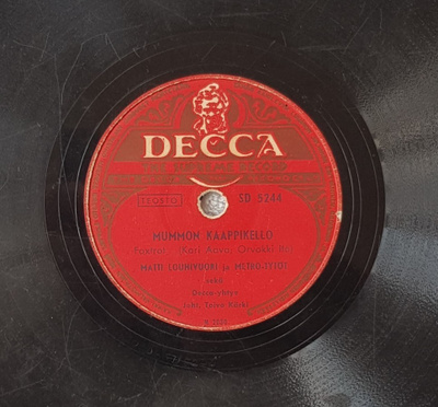 Savikiekko 1954 - Metro-Tytöt & Matti Louhivuori Decca SD
