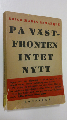 Erich Maria Remarque : På västfronten intet nytt