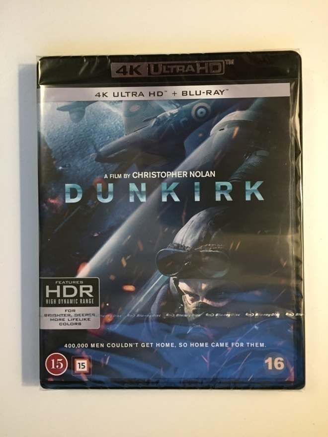 Dunkirk (4K Ultra HD + Blu-ray) O: Christopher Nolan (UUSI)