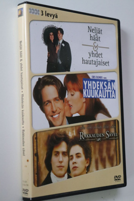 3DVD Neljät häät & yhdet hautajaiset, 9 kuukautta ja Rakkaud