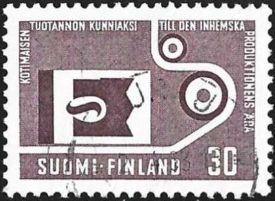 1962 Kotimaisen tuotannon kunniaksi leimattu LaPe 554