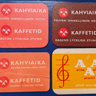 AAA-KAHVIN KAHVIKORTTEJA 4 KPL - pikkukuva 1