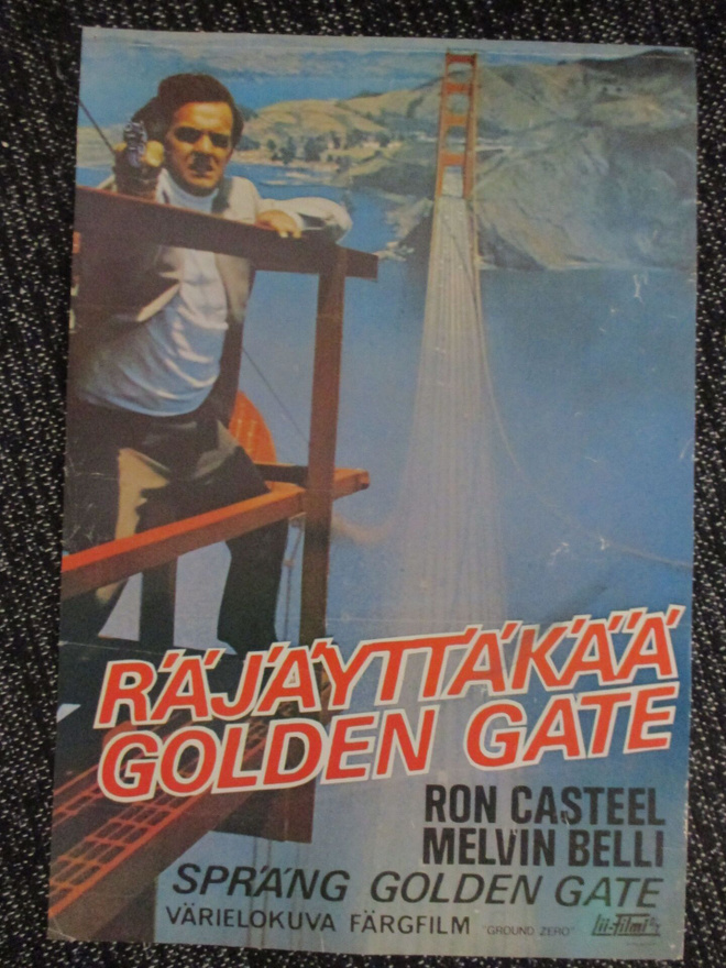 Räjäyttäkää Golden Gate (1973) - vanha elokuvajuliste