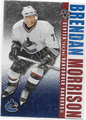 2002-03 Vanguard LTD #96 Brendan Morrison Vancouver Canucks