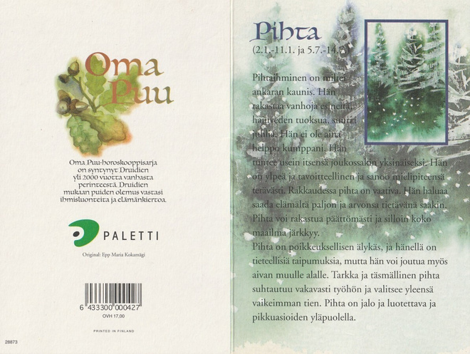 PIHTA OMA PUU HOROSKOOPPISARJA (AB3)