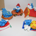 mcdonalds happy meal lelu smurffit koko setti - pikkukuva 1