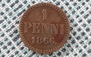 1 penni 1866, Suuriruhtinaskunta, Aleksanteri II