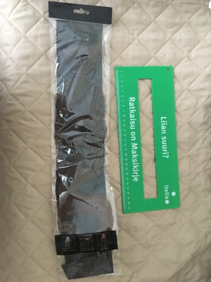 tummanruskea 55 cm hiustenpidennys clips