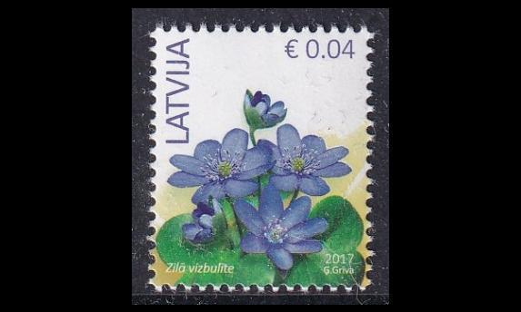 Latvia 900_IV ** Käyttösarja kukka 0.04 € -17 (2014)