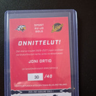 Liiga 26/27 Joni Ortio Sport /40 Signature Gold - pikkukuva 2