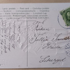 Lapset kauniisti puettuna toivottavat Joulua, kohop, p. 1907 - pikkukuva 2