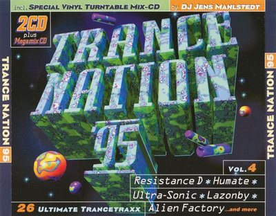 Trance Nation '95 (2CD) Sunbeam Kosmos Alien Factory Humate