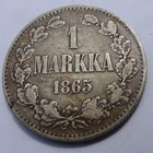 1865 1 markka tyyppi 1.1 kl3 - pikkukuva 1
