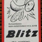 * Vanha Blitz-kointappoaineen mainos magneettina * 50-luku - pikkukuva 1