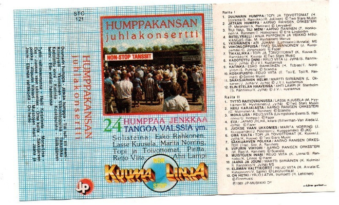 Humppakansan juhlakonsertti  c-kasetti