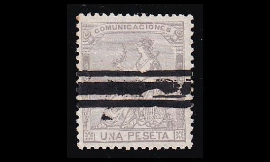 Espanja 132 o Istuva Hispania 1 Pta palkkimit. (1873)