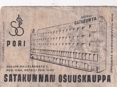 Pori, Satakunnan osuuskauppa    6/6