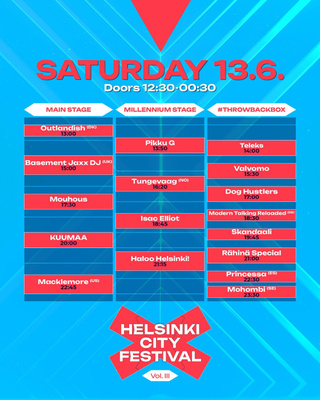Helsinki City Festival LAUANTAI