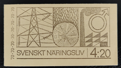 1970 Svenskt Näringsliv vihko ** - luetteloarvo 132 kr
