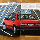 Esite Opel Ascona C vuodelta 1986 1987 ruotsi - pikkukuva 2