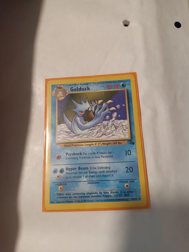 Golduck 35/62 - Fossil set card