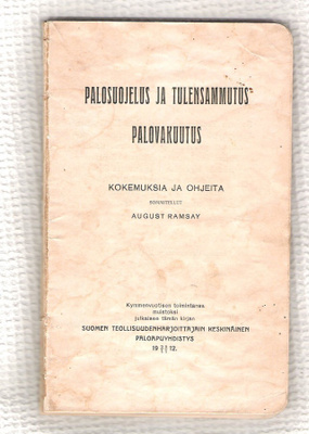 Palosuojelu, Palokunta, 4 vihkosta, 1912 -1975.