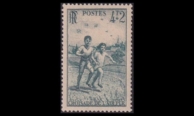 Ranska 733 ** Lasten maaseutuevakuointi (1945)