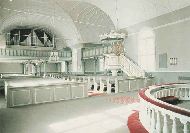 KIRKKOKORTTI - HÄMEENKYRÖN KIRKKO - SISÄKUVA