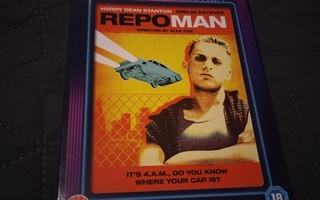 Repo Man slipcover DVD **muoveissa**