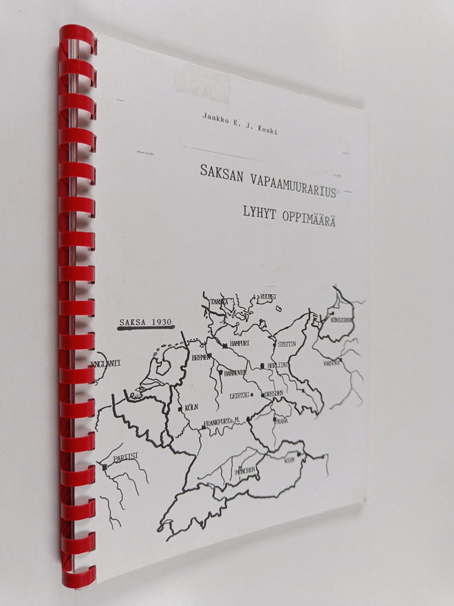 Jaakko E. J. Koski : Saksan vapaamuurarius - lyhyt oppimäärä