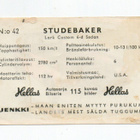 Purkkakuva Hellas Autosarja n:o 42 STUDEBAKER - pikkukuva 2