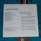 NO SMOKING ALL STARS ~ No SmoKing ~ 7" SINGLE - pikkukuva 2